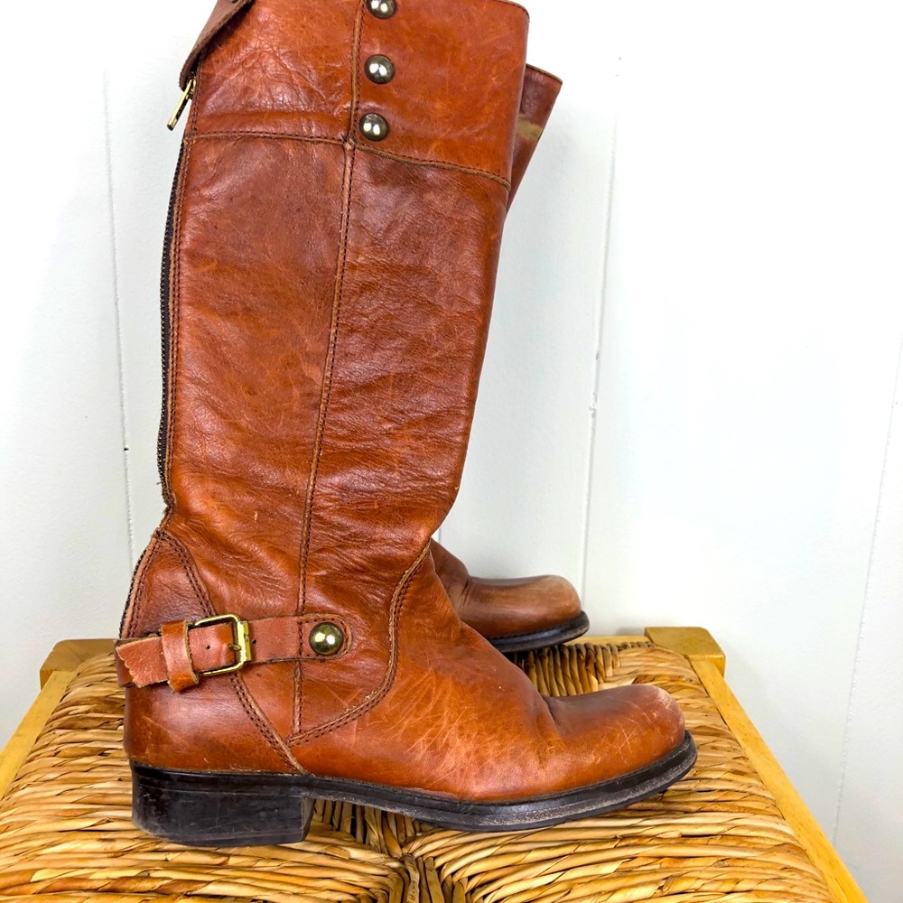 Steve Madden Ollie Leather Riding Boots Sz 7